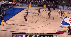 湖人队|湖人是不是5打8不知道，老詹快被克劳德打残了是真的！最后JB他被......