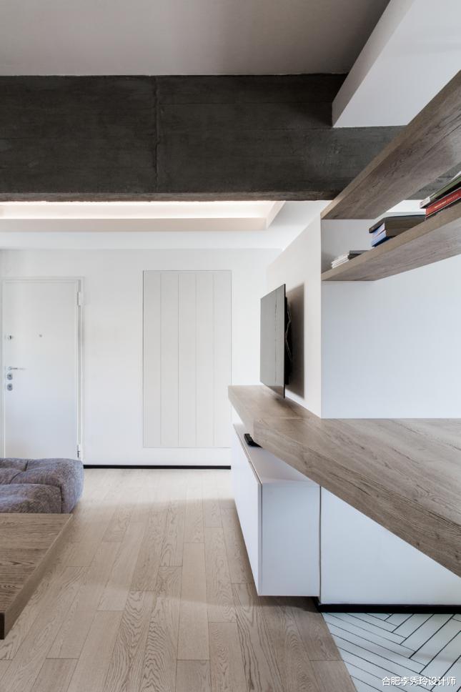 103平房装修太惊艳！玄关抬高15公分，客餐厅直接变成下沉式