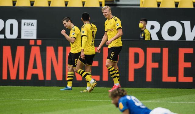 『哈兰德』多特这2000万花的值！19岁哈兰德太全能，最恐怖的是踢球还拼命