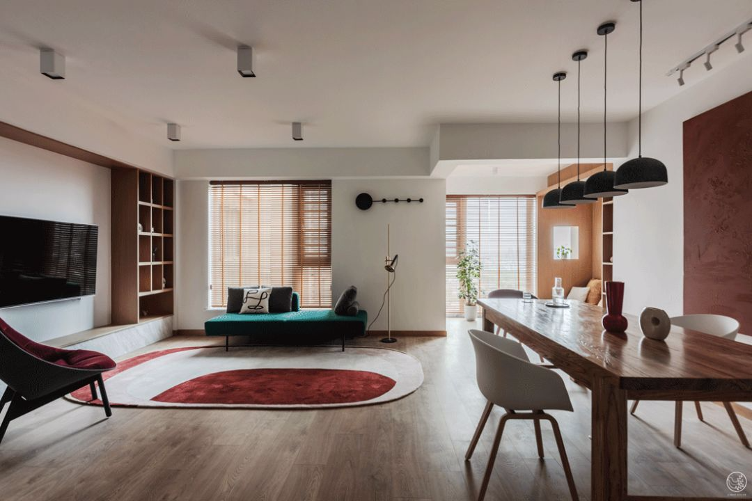 四口之家|这个136㎡的四口之家，美如画卷，清雅灵动、宁静闲适~