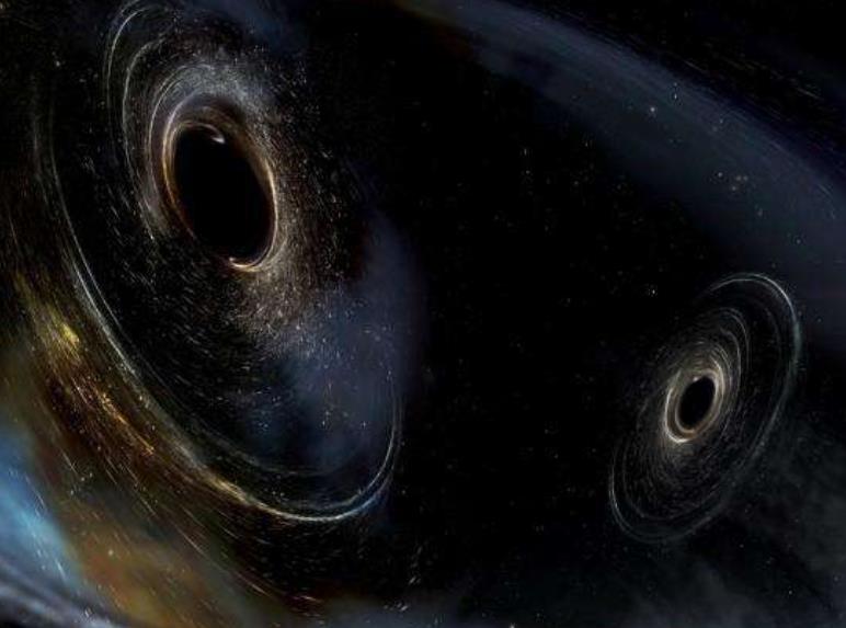 黑洞▲放大10亿倍，黑洞相撞的声音，比禁曲《黑色星期五》还恐怖