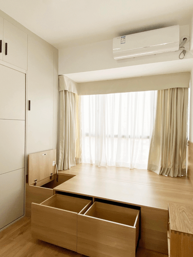 「」卡座餐厅,榻榻米次卧,全封阳台,70平二手房改造