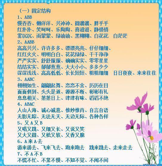 「」语文老师直言:家有小学生的,将这份资料打印背熟了,6年考试不愁