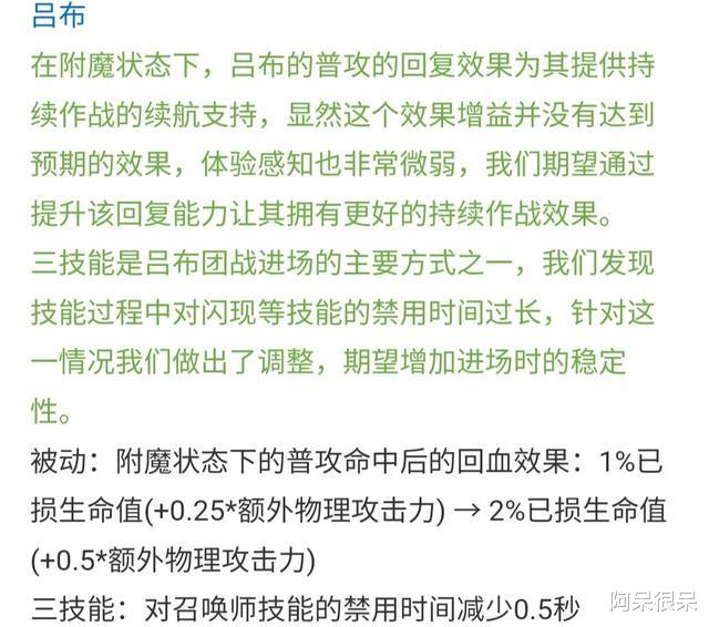 「吕布」王者荣耀:吕布被加强后,依然中规中矩,打不过橘右京
