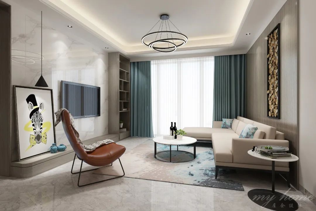 『』电视墙除了刷漆,还有什么简洁耐看的方案?