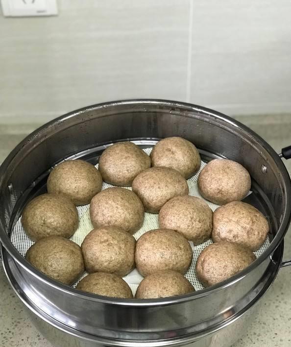 馒头|减脂期间主食黑麦馒头，不加一滴水，一个月瘦5斤，美味健康低脂