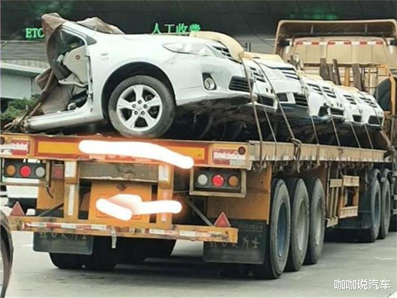 奥迪|新车被切成2半运输，货车上只拉着车头，网友：进入市场谁敢买？