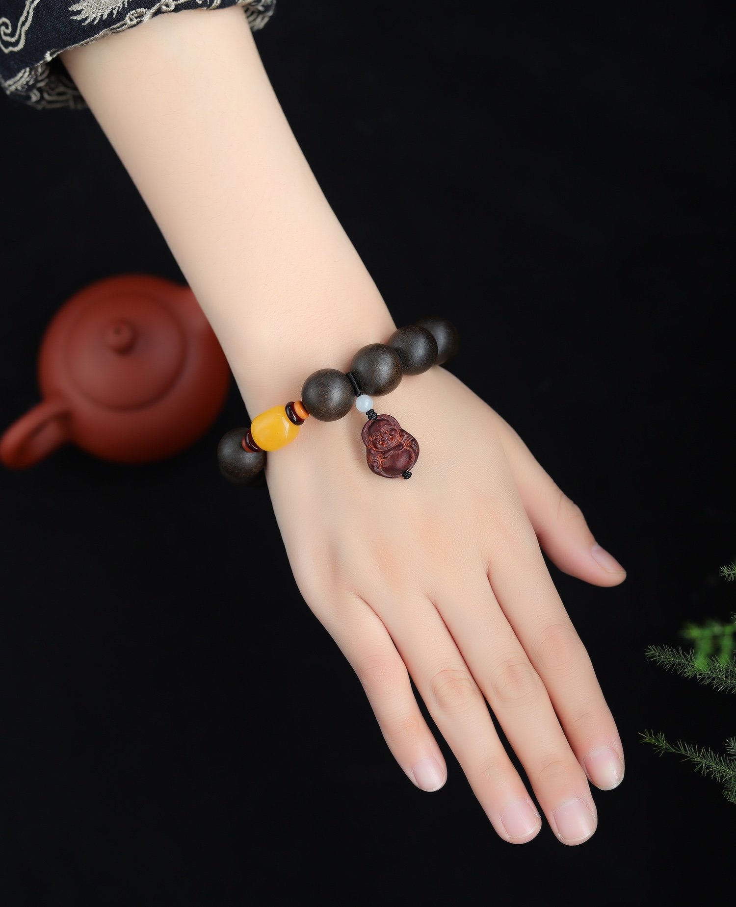 「蜜蜡」原创文玩沉香手串