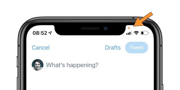 |iOS 14：状态栏中的橙色和绿色点是什么意思？
