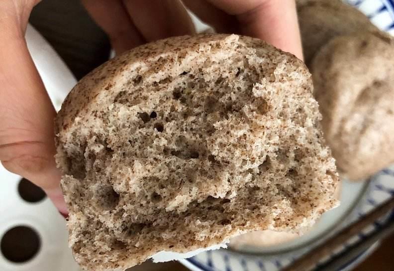 馒头|减脂期间主食黑麦馒头，不加一滴水，一个月瘦5斤，美味健康低脂