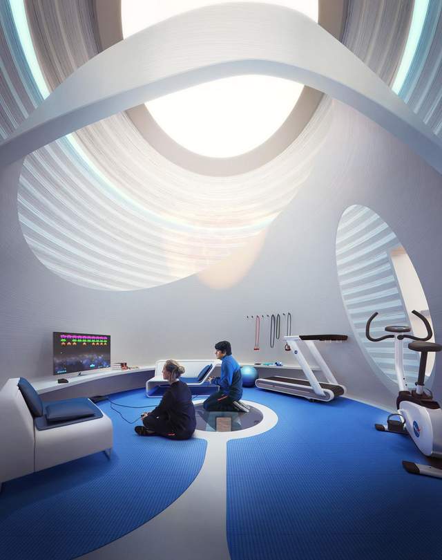 火星|人类未来火星上的住房，像鸡蛋，是用岩石材料通过3D打印而成