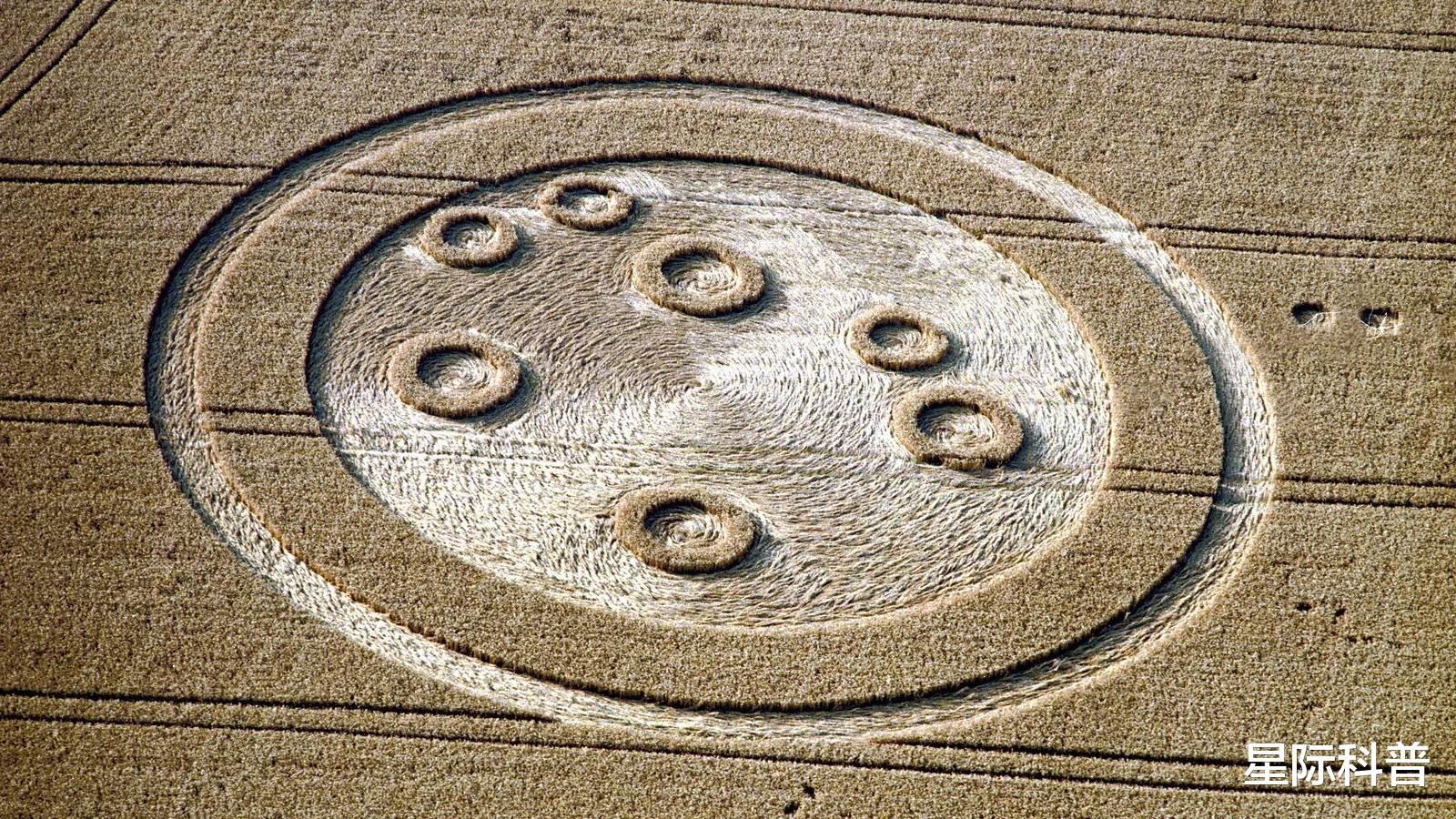 [麦田怪圈]英国又现“麦田怪圈”，无人机发现巨大图画，人们看完都感到害羞