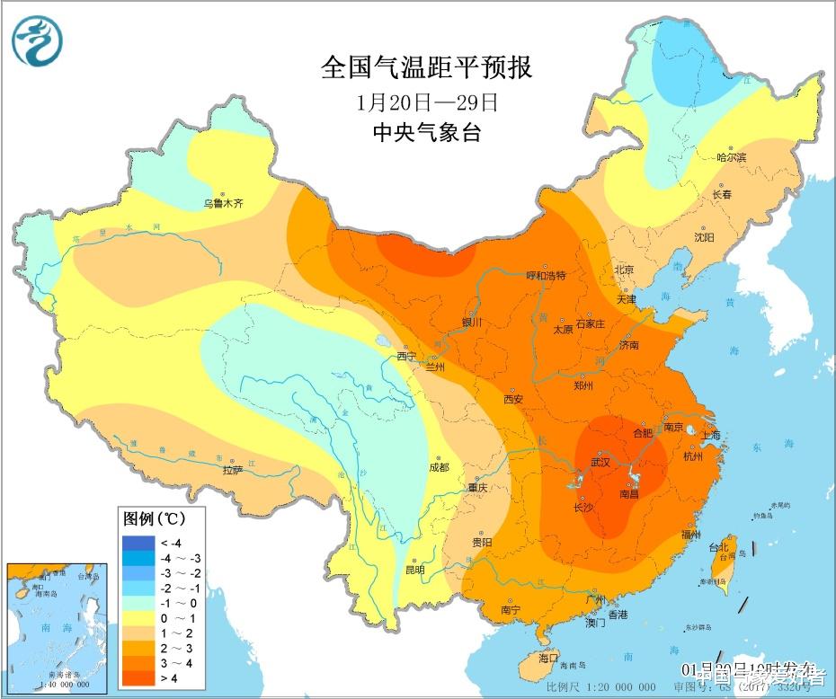 中国气象爱好者 大寒节气全国大暖，气候真的不正常？权威预报：1月或偏暖到底