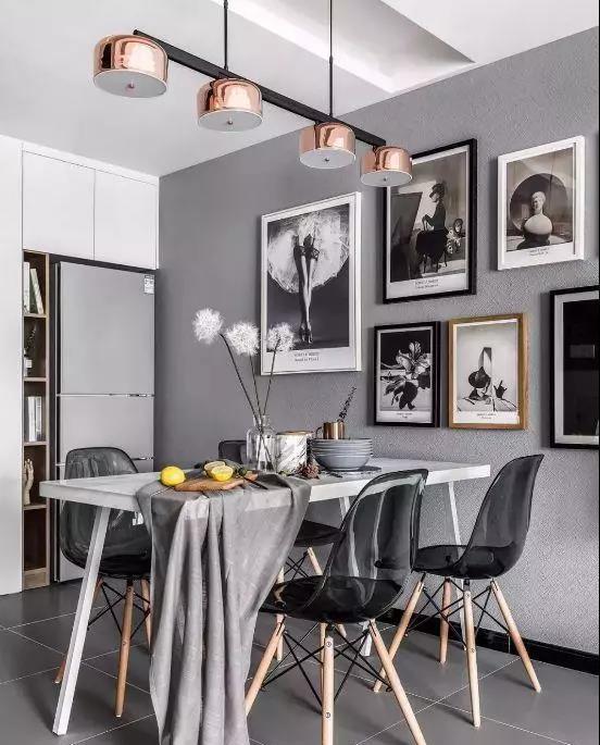 『』100平米的简欧风新房完工，冰箱融入玄关超实用，设计感超强