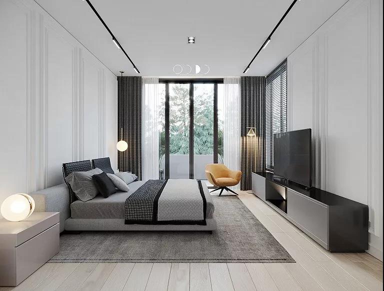 『』现代简约风别墅软装设计，简约尽显高级范