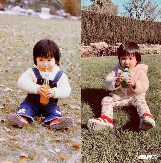 「王祖蓝」36岁李亚男晒2岁女儿丑照，可爱十足，表情搞怪像极王祖蓝