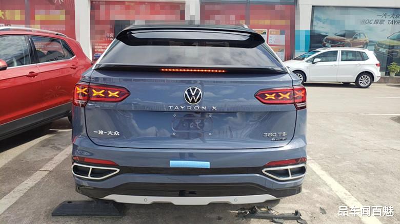 大众汽车：大众探岳X已到店，大溜背+双扰流，标配全液晶仪表，预售23.6W起