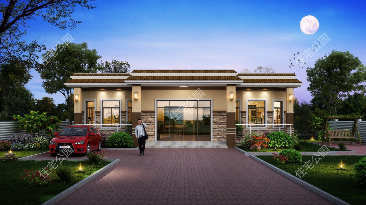 |农村养老房还是一层好,最低15万就能盖,10套图纸哪套适合你