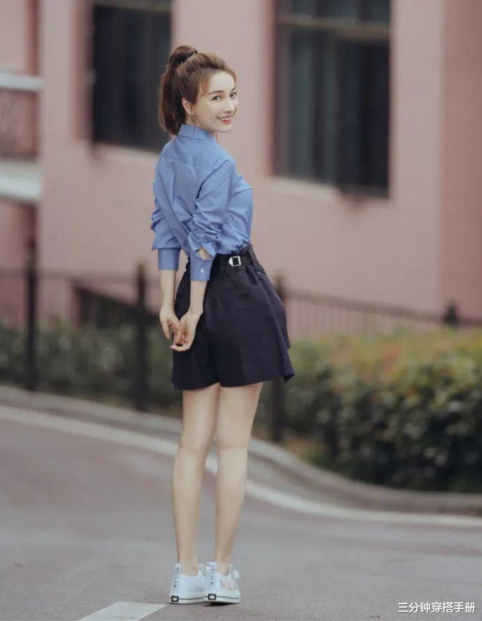 [高马尾]吴昕这是修炼了什么减龄秘诀？高马尾配休闲服，越看越像十八岁