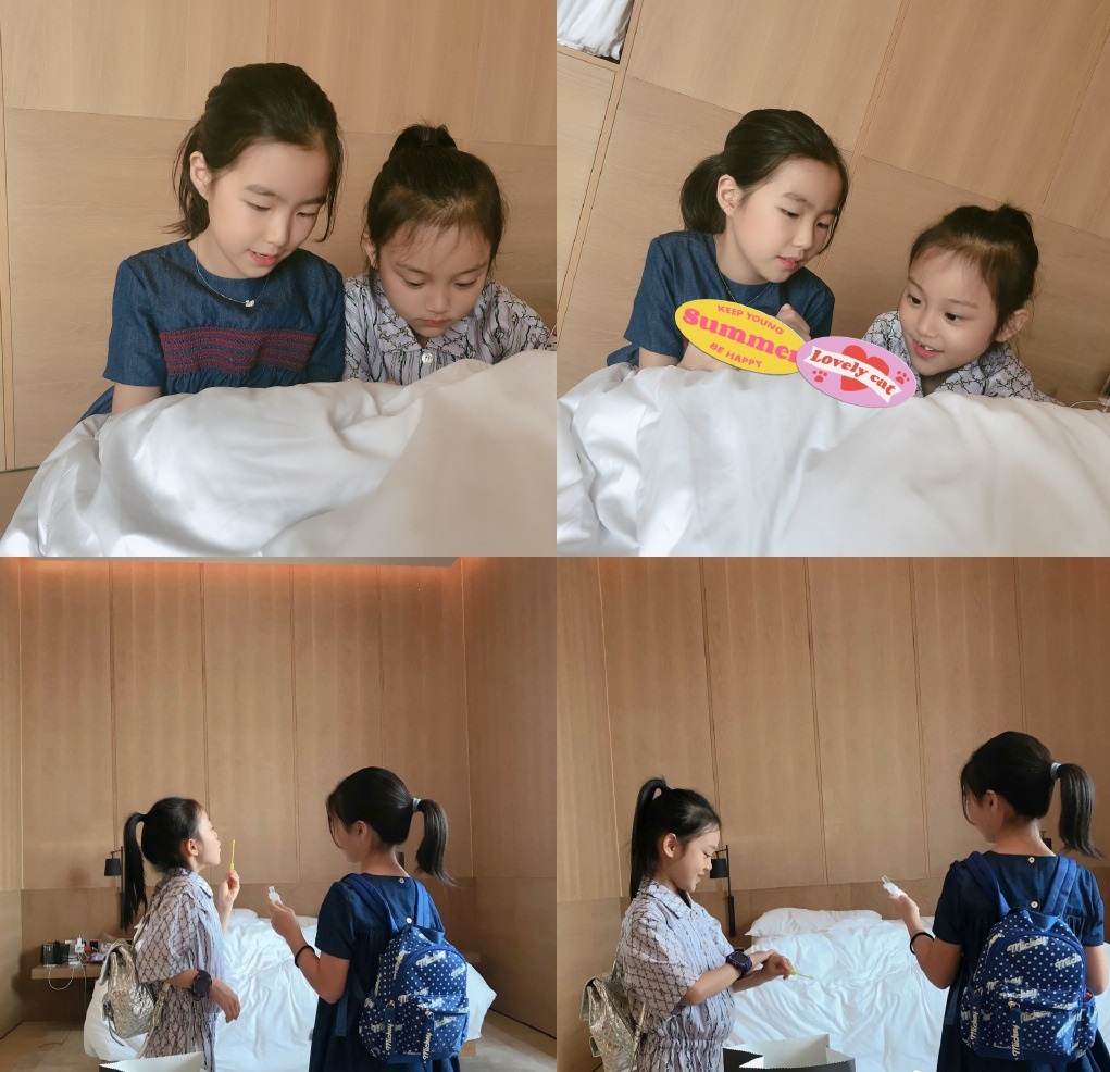 李小璐|李小璐带女儿与友人相聚，8岁甜馨越长越漂亮，和小伙伴一起玩耍又美又开心