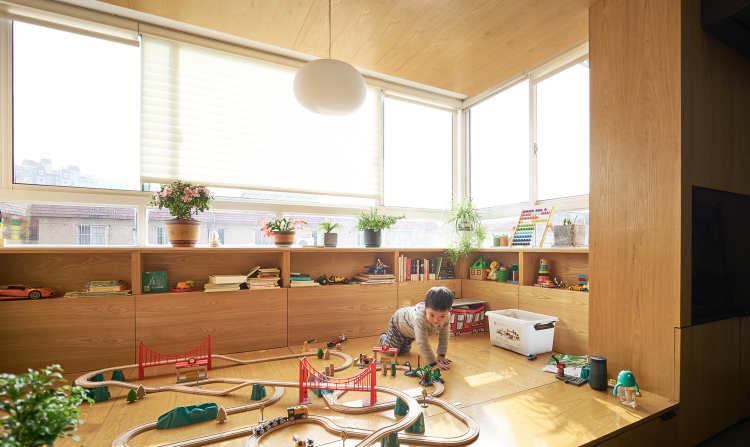 |而立之年，她以孩子为中心，将135㎡家装成童话屋，全屋很有品味