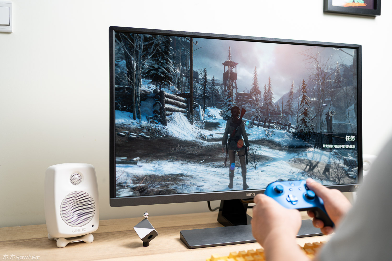 hdr|32寸+4K+HDR10，大屏搭配迷你主机搭建极简桌面