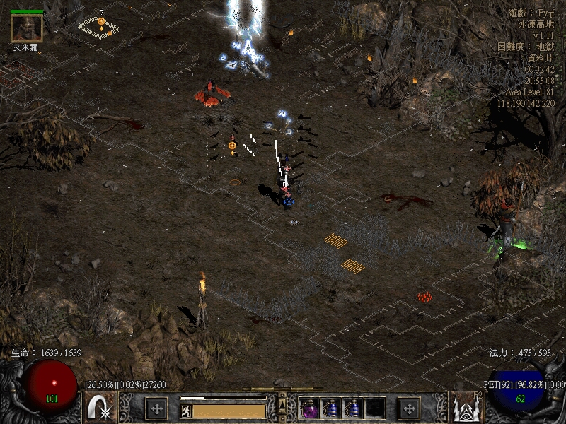 『暗黑破坏神』暗黑2：陷阱刺客，杀敌于屏幕之外的玩法~~