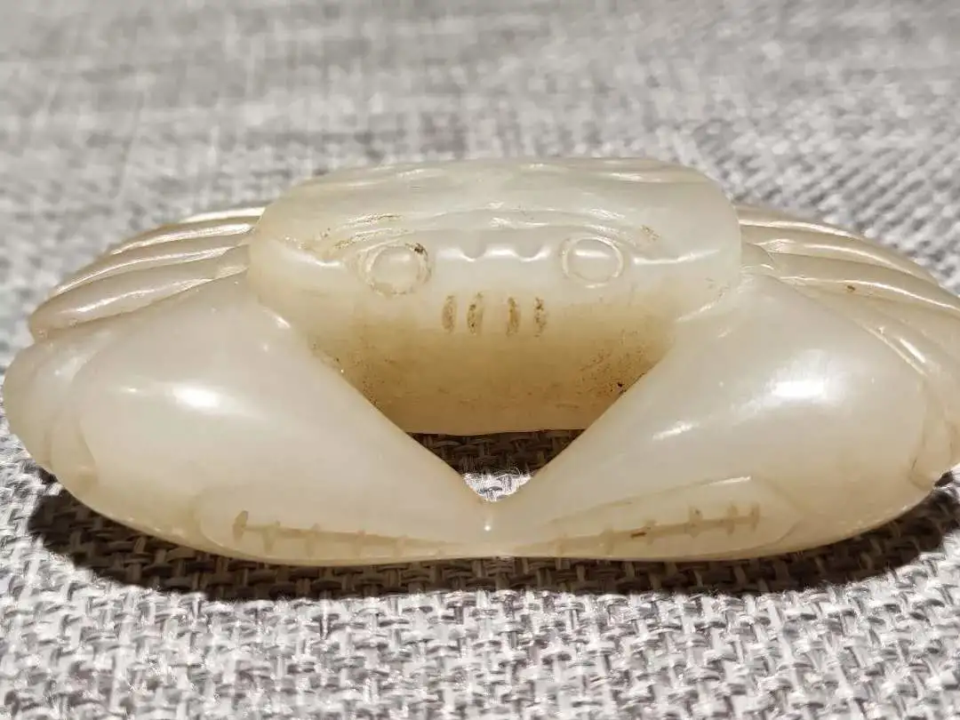 |古玉鉴赏 | 清和田玉蟹