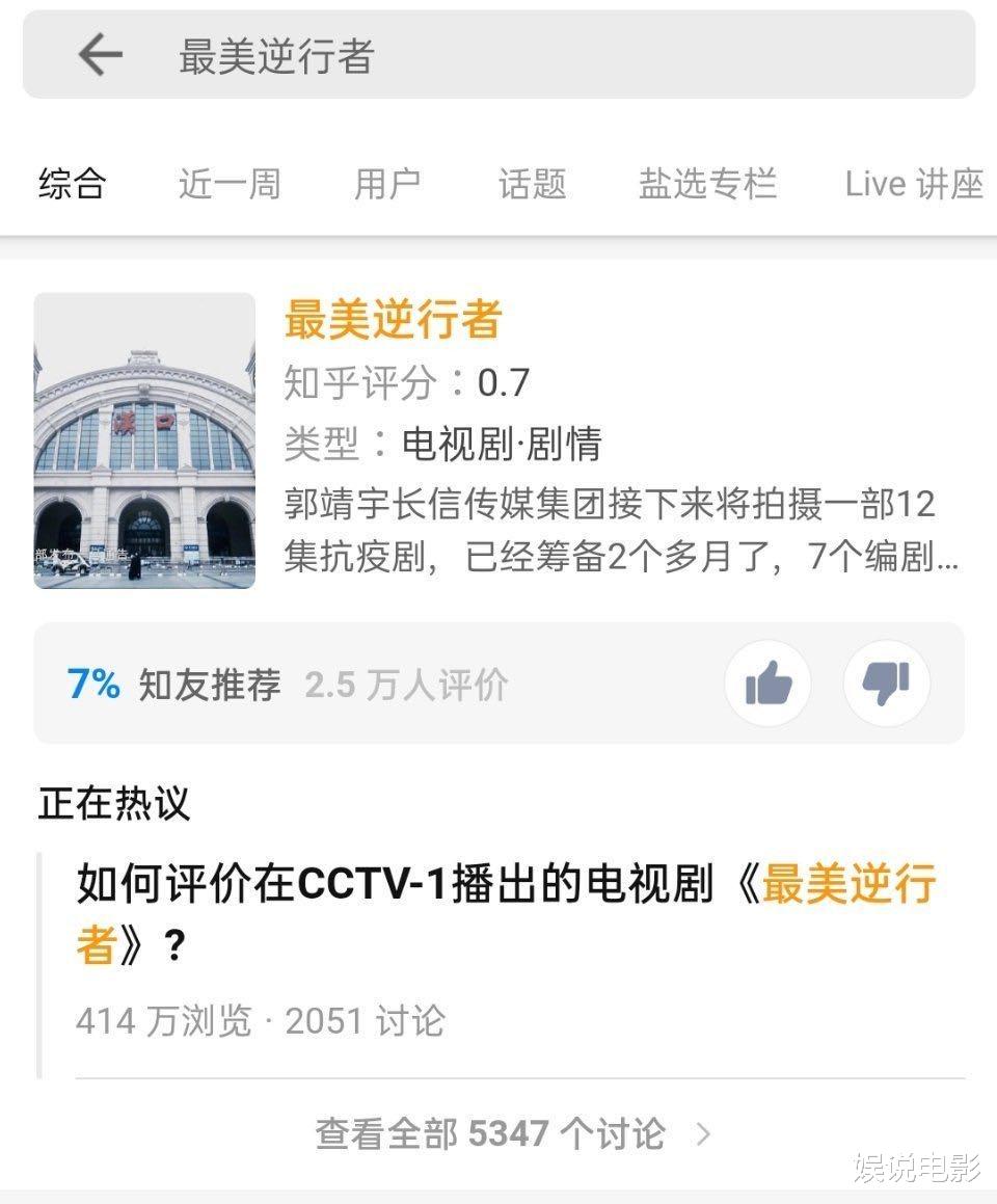 肖战|《最美逆行者》豆瓣2.4分，比《娘道》还低，疑因肖战演出有关联