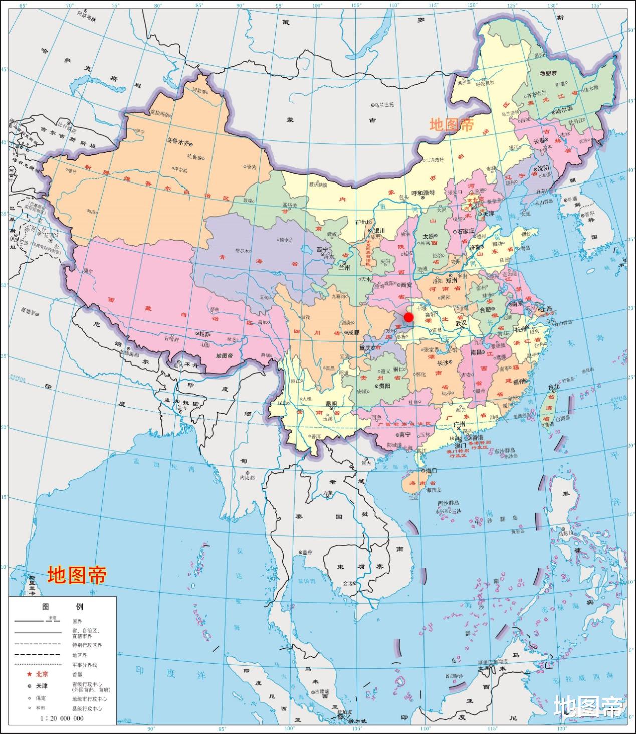 【镇坪】我国版图如雄鸡,地图上看鸡心在哪儿呢?