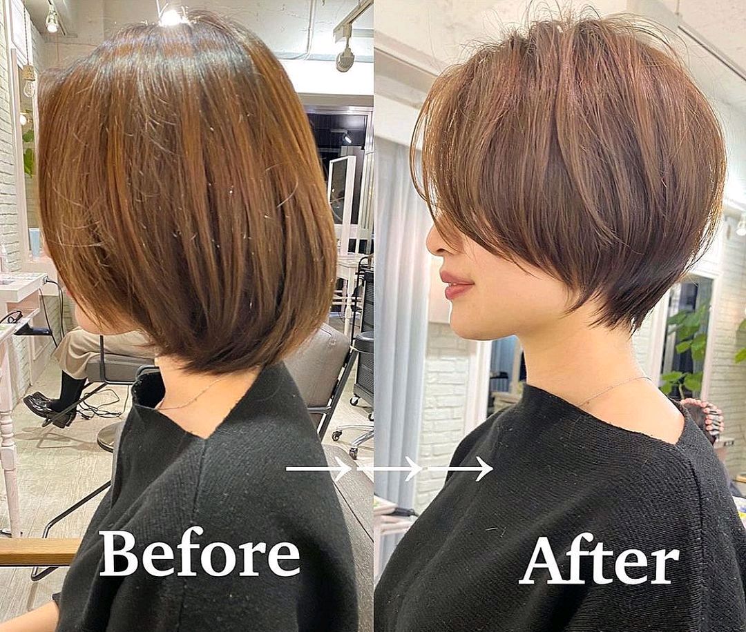 连衣裙|不知如何换发型？先看看这18位模特，就连白发阿姨也能大变样