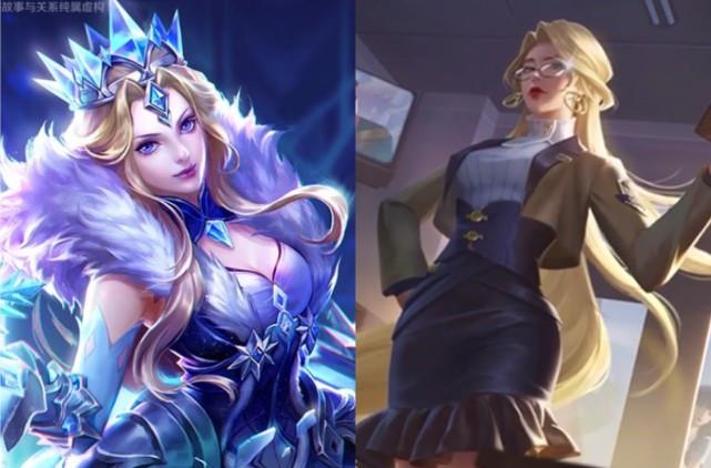 王者荣耀|雅典娜新皮肤到底要不要秒？对比冰冠公主特效后发现，她彻底输了