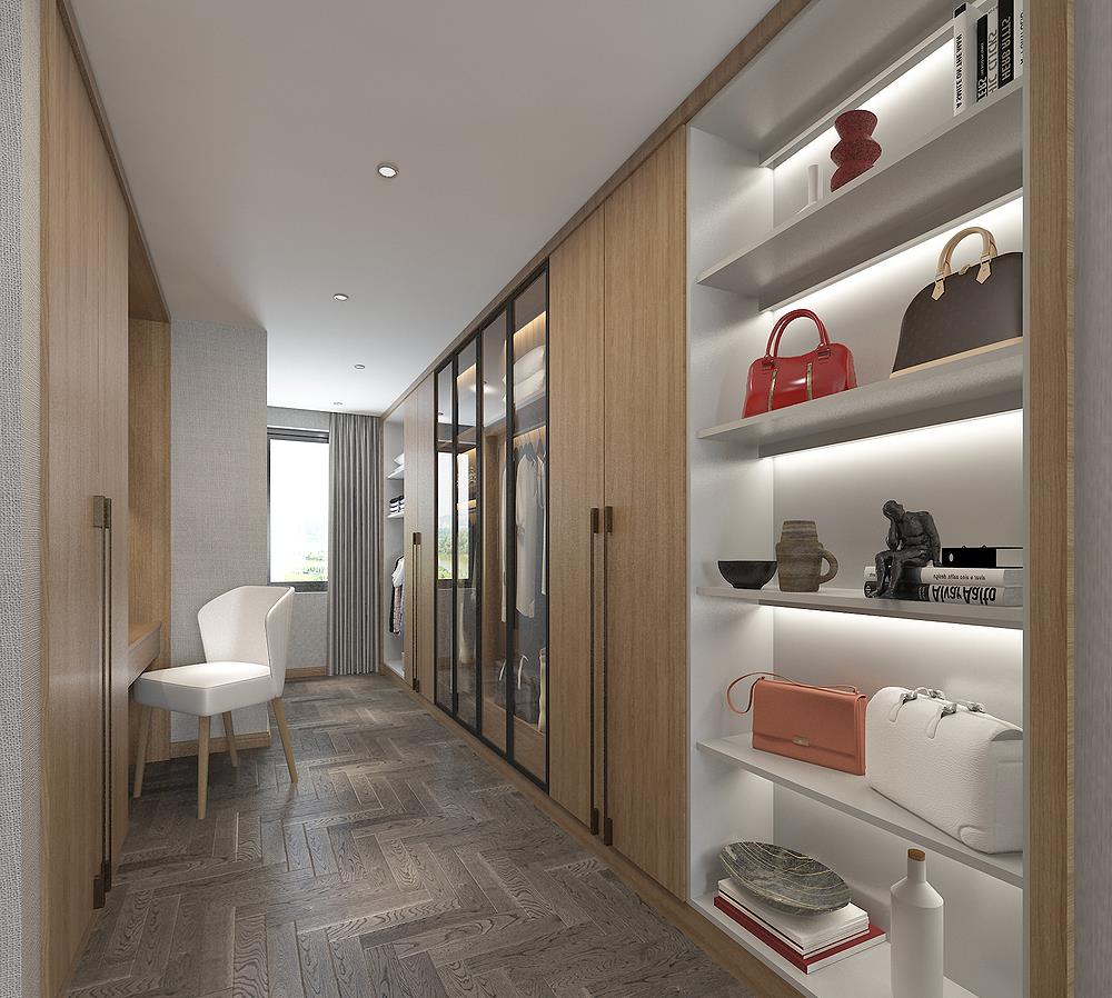 |老婆坚持衣帽间做玻璃柜门，我一直反对，完工看到效果后我闭嘴了