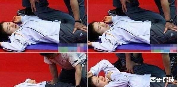 『刘诗雯』女运动员赛前热身的尴尬瞬间,男训练师辅助,网友:不敢直视