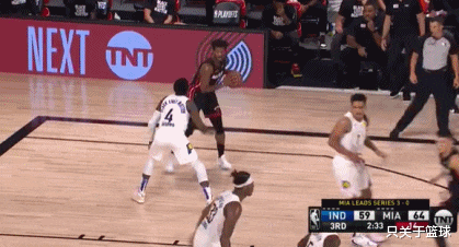 巴特勒|巴特勒再次硬出新高度！一只手打球横扫步行者，沃伦是彻底没脾气了