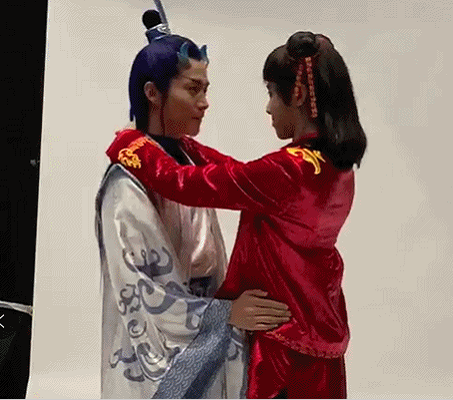 华晨宇马天宇cos敖丙哪吒，以为会违和，没想到竟百分百还原