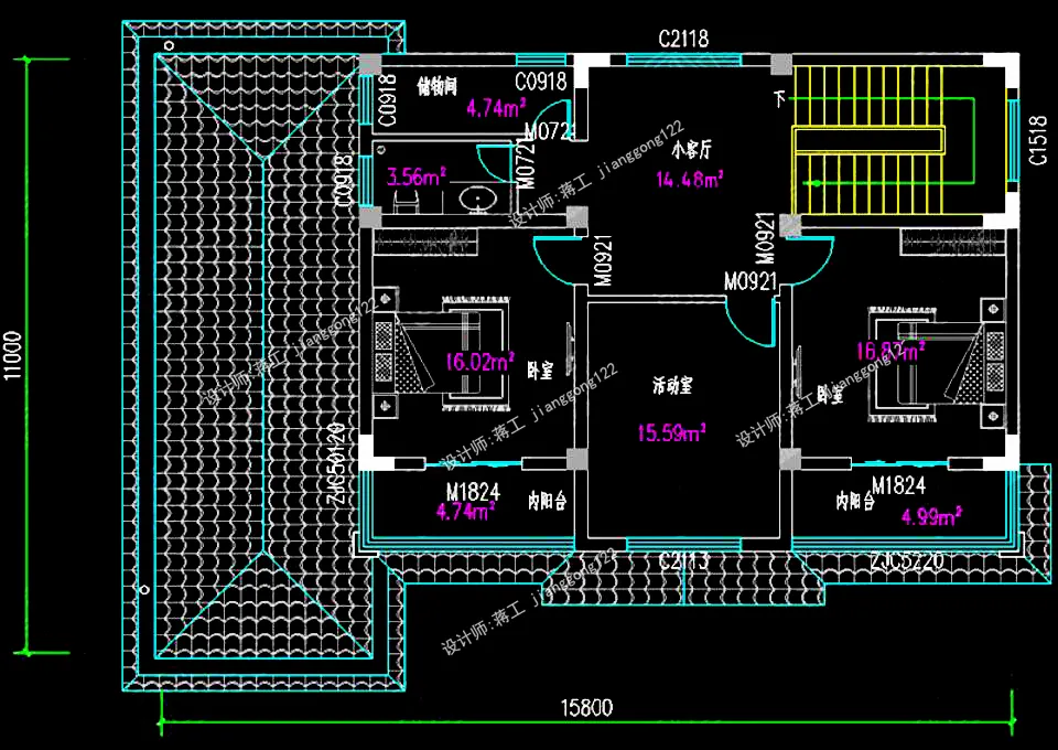 []2款二层别墅，带独立柴火灶，时尚又实用