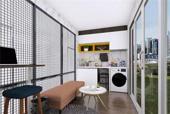 |阳台这么好的位置不能浪费,设计成这样才更好看,我只差房子了!