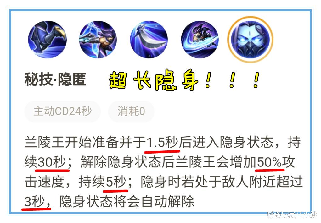 兰陵王|赛季初的“节奏发动机”,切C能力无解,操作比典韦还简单