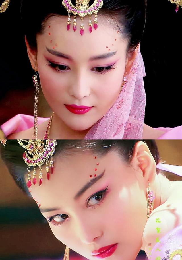 妲己@4个版本的“妲己”，前三位靠化妆，只有她才是真的媚到骨子里！