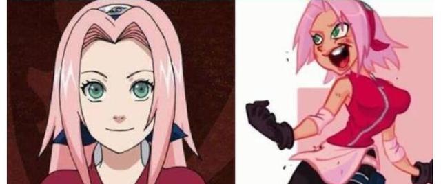 漩涡鸣人|美国大佬笔下的火影忍者，小樱凶器变大，鸣人是海绵宝宝拟人吧？