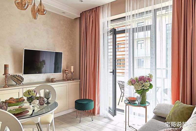 粉色|看了夫妻俩的50㎡公寓，被这粉绿配色吸引了，惊艳，浪漫又温馨