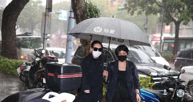 「刘真」刘真摆灵第三天，小S冒大雨来悼念，一身黑衣惹哭网友
