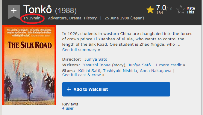 李元昊|日本泡沫经济催生电影《敦煌》，为何删减40分钟，台词大有深意