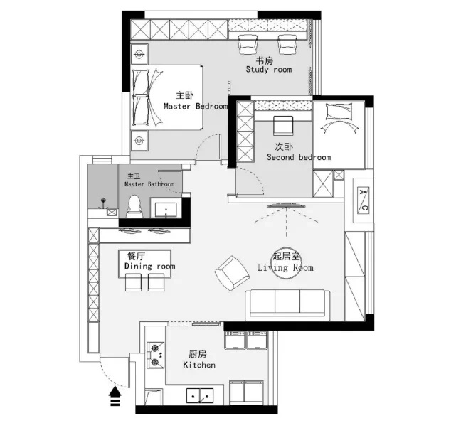 |等买了房，就照着这样装，即便全屋大白墙，依然满眼是舒适，羡慕