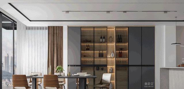 『』为什么要装餐边柜？因为餐桌真的太太太太乱了！