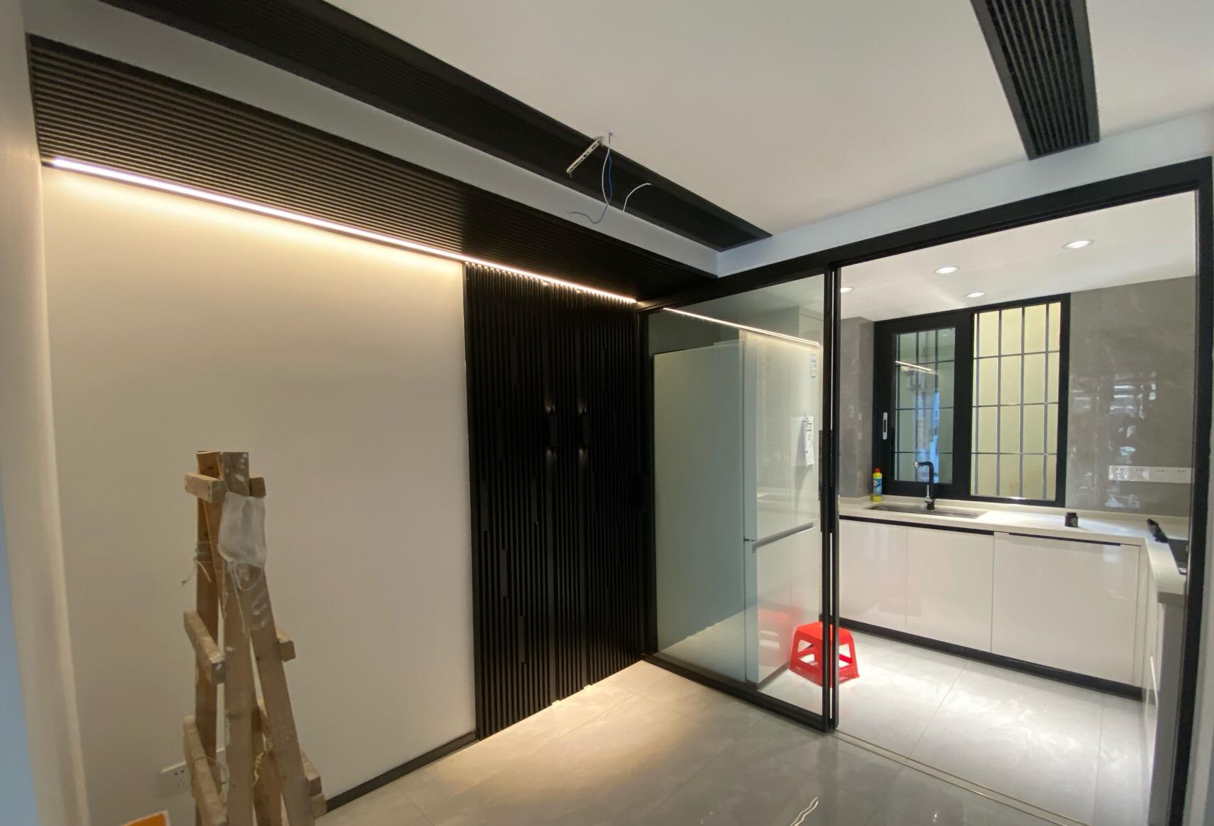 『』朋友家新房，打扫干净就很漂亮，无主灯的设计特别羡慕，真心喜欢