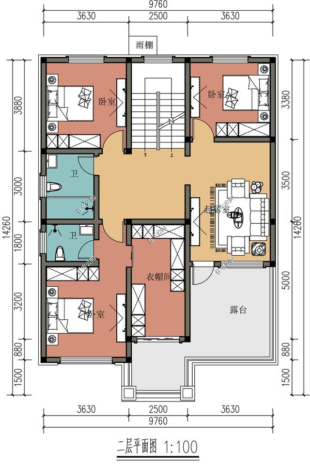 「」3套新中式农村别墅图纸，怎么可以这么美，城里人看了都心动