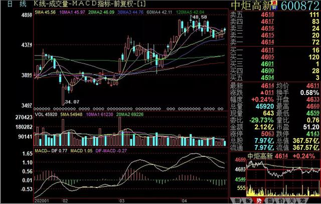『市值』中炬高新，一只潜力较大的小市值消费股