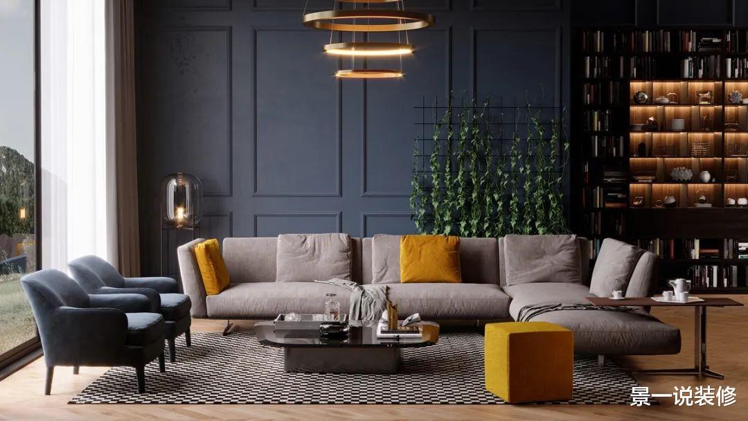 |扔掉你家3+2的大沙发，为客厅腾出一点空，面积变大了，好看满分